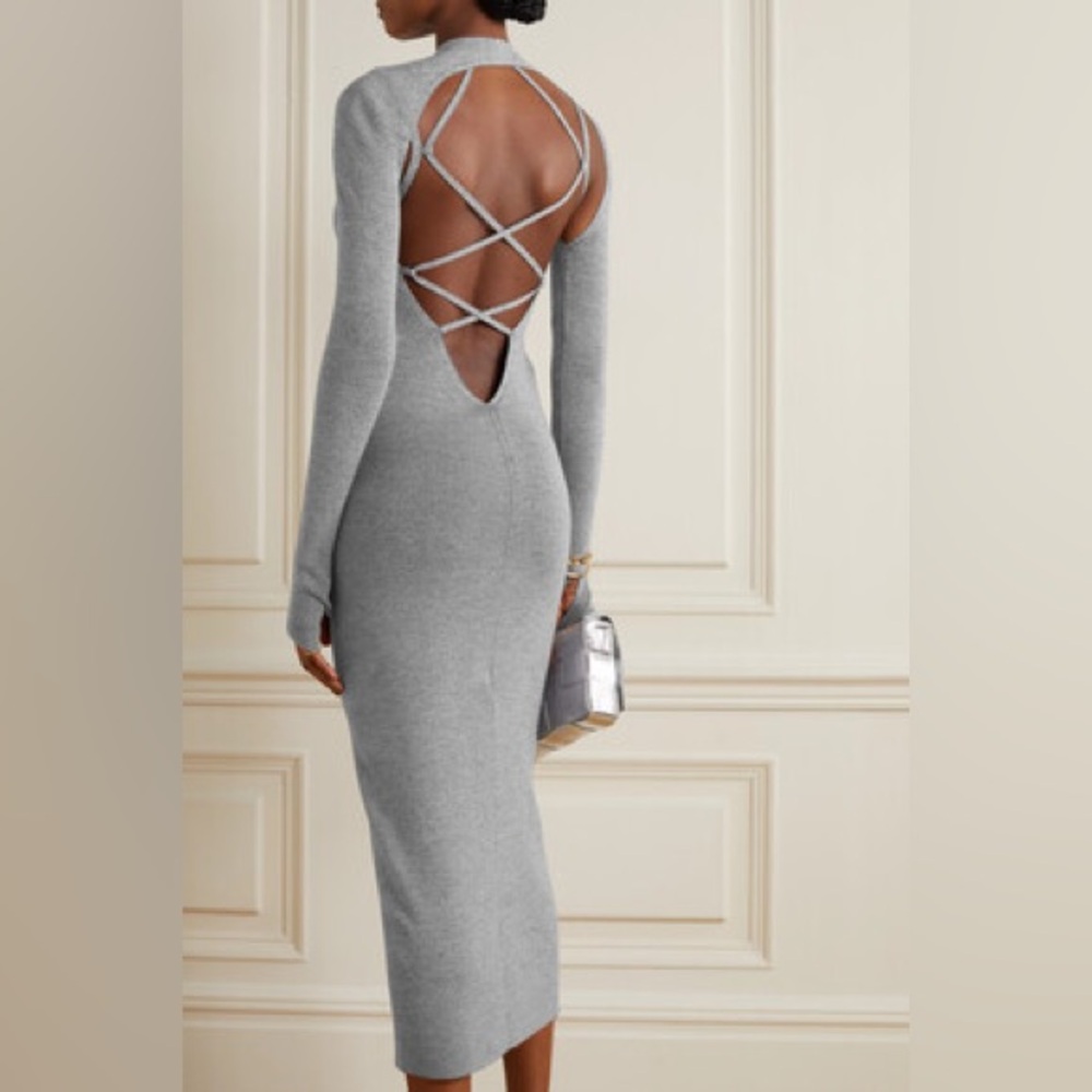 Dion Lee Knit Dress Cutout